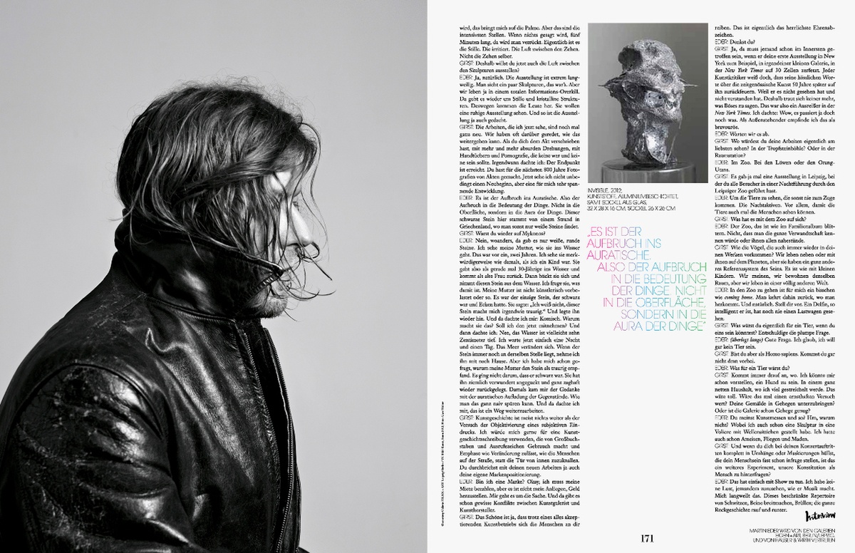 LUNDLUND : Interview Martin Eder LUNDLUND : Interview Martin Eder
