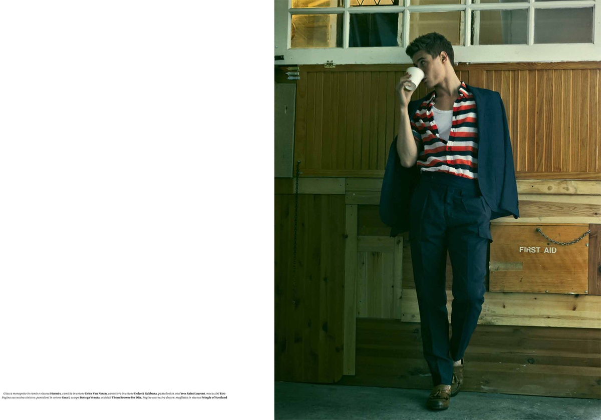 LUNDLUND : L'Officiel Hommes - Max Irons LUNDLUND : L'Officiel Hommes - Max Irons
