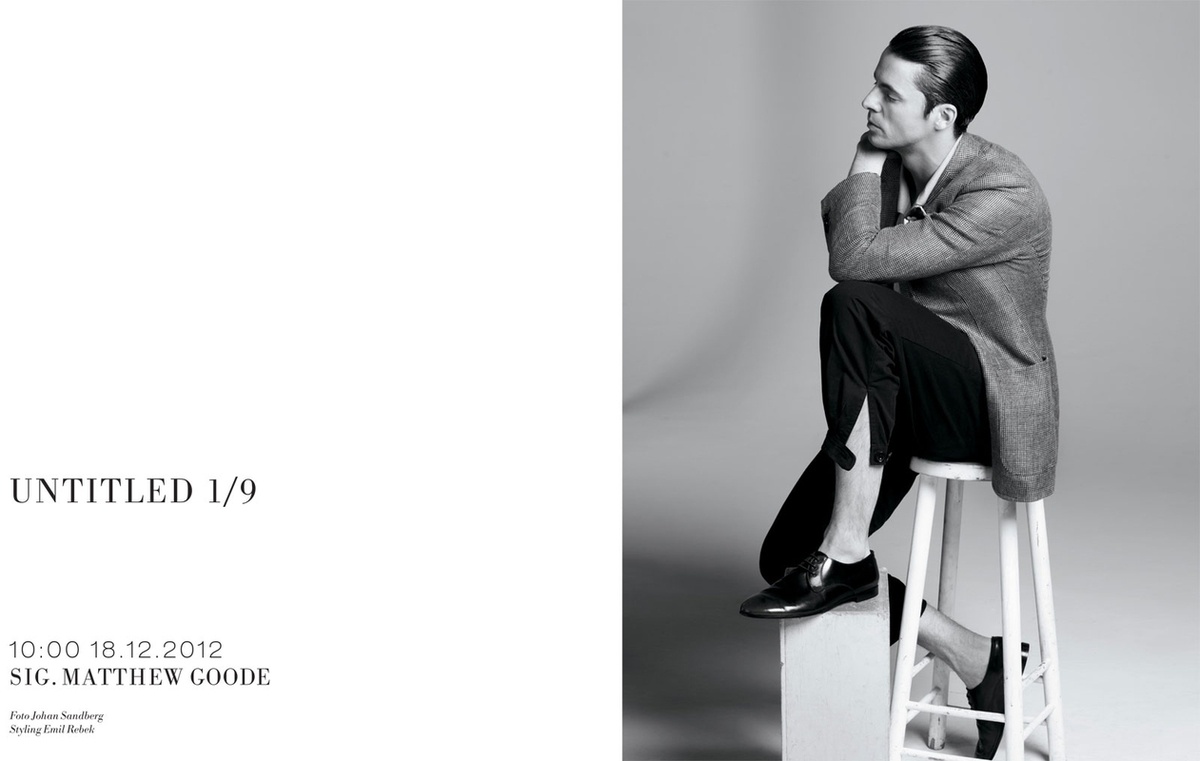 LUNDLUND : L'Officiel Hommes Italia - Matthew Goode LUNDLUND : L'Officiel Hommes Italia - Matthew Goode