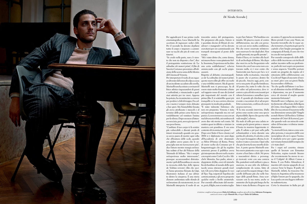 LUNDLUND : L'Officiel - Luca Marinelli LUNDLUND : L'Officiel - Luca Marinelli