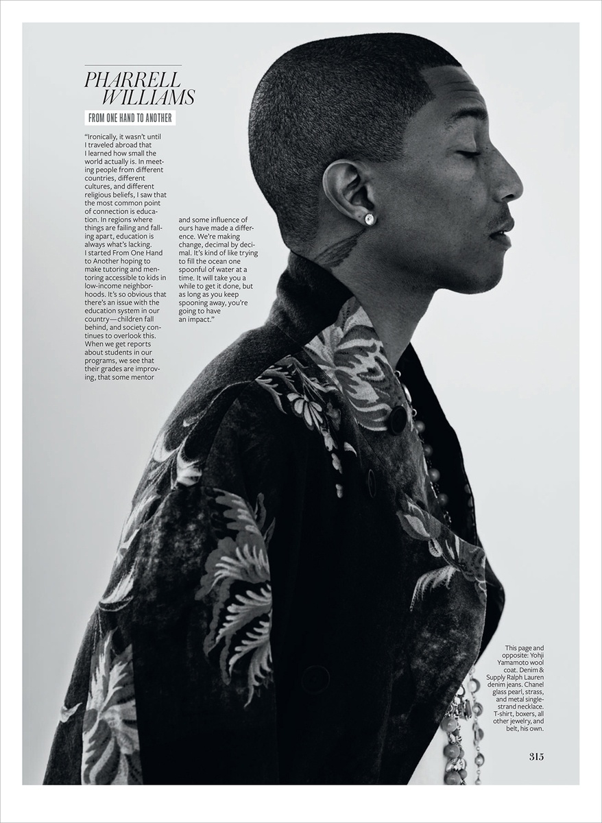 LUNDLUND : InStyle - Pharrell Williams LUNDLUND : InStyle - Pharrell Williams