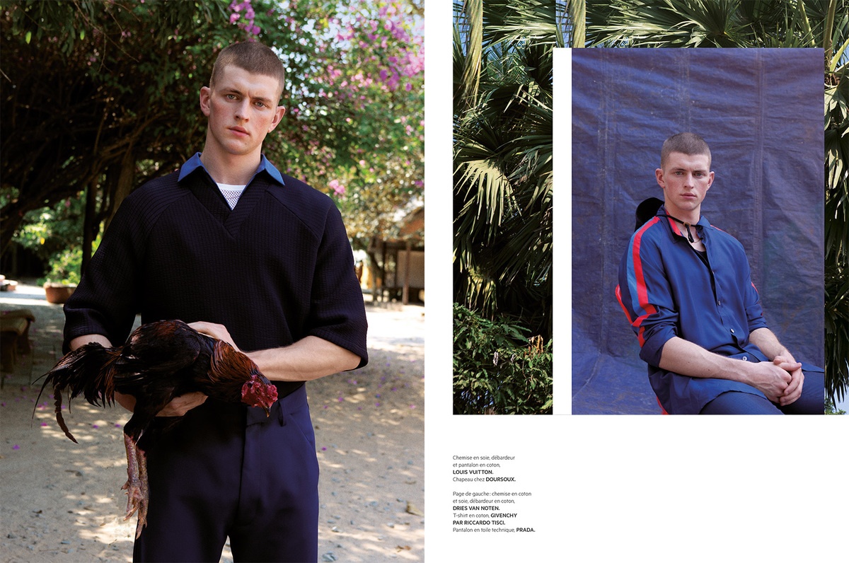 LUNDLUND : L'Officiel Hommes Paris LUNDLUND : L'Officiel Hommes Paris