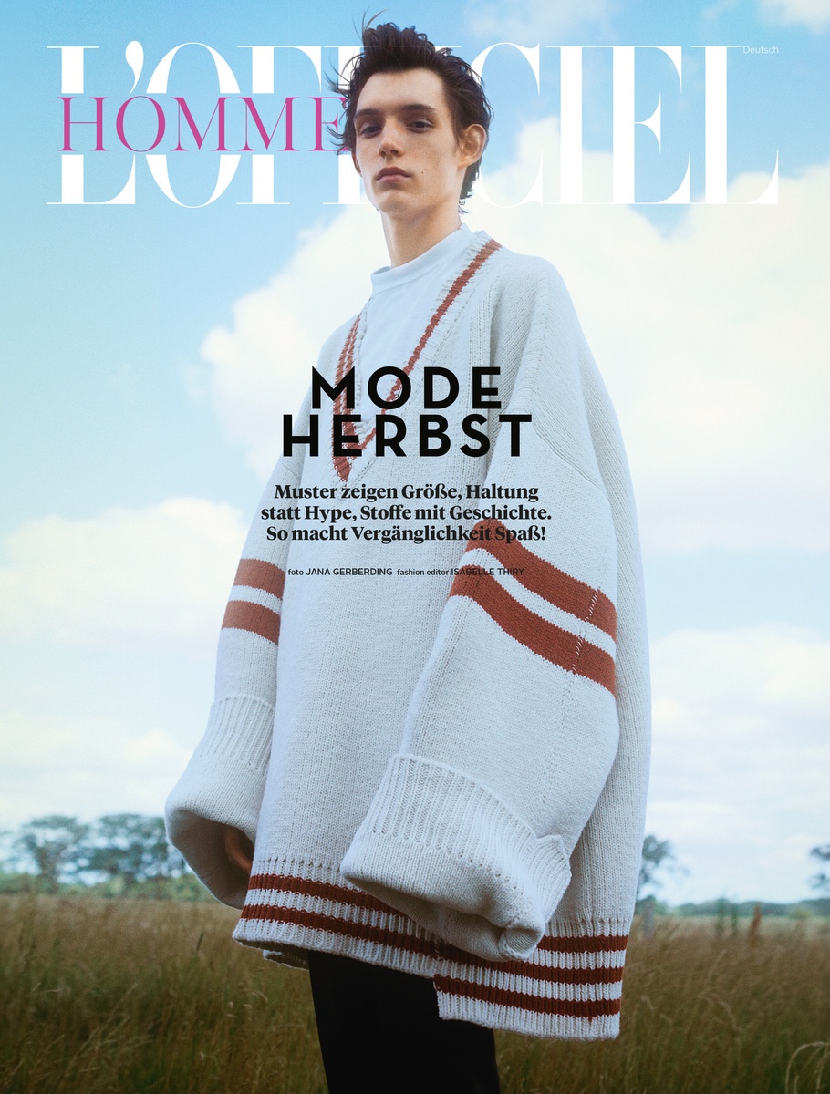 LUNDLUND : L'Officiel Hommes Germany LUNDLUND : L'Officiel Hommes Germany