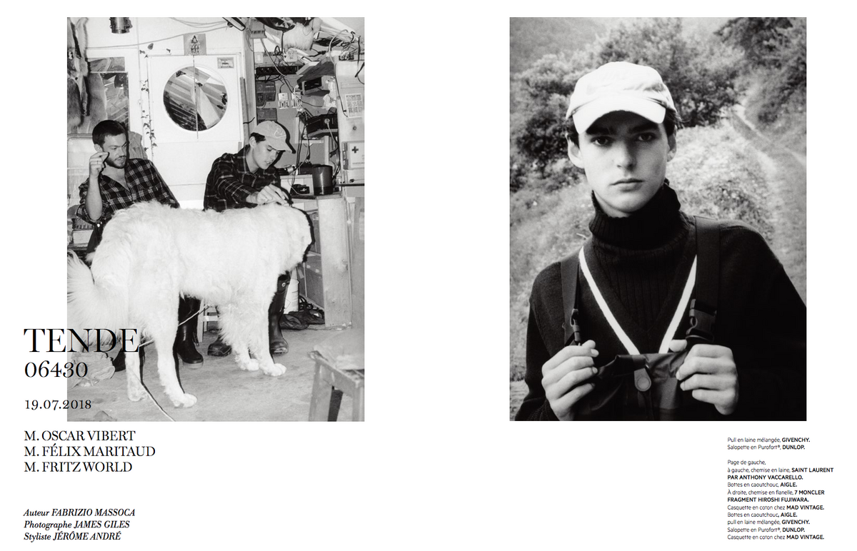 LUNDLUND : L'Officiel Hommes Paris LUNDLUND : L'Officiel Hommes Paris